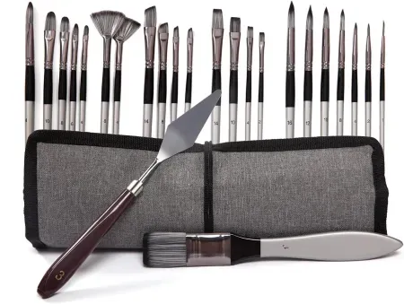 24-Piece WEPSIXE Paint Brush Set