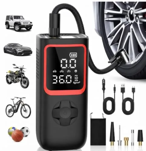 Koltgoo 150PSI Portable Cordless Tire Inflator Air Pump