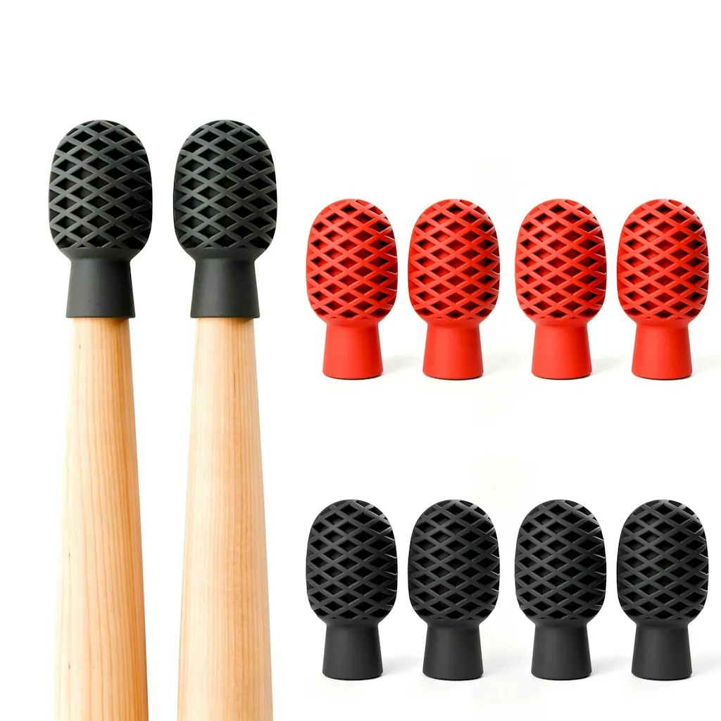 Drumstick Muting Tips Silicone Drum Practice Pad Dampeners