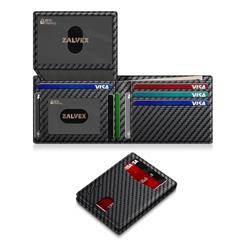 ZALVEX RFID Blocking Leather Wallet