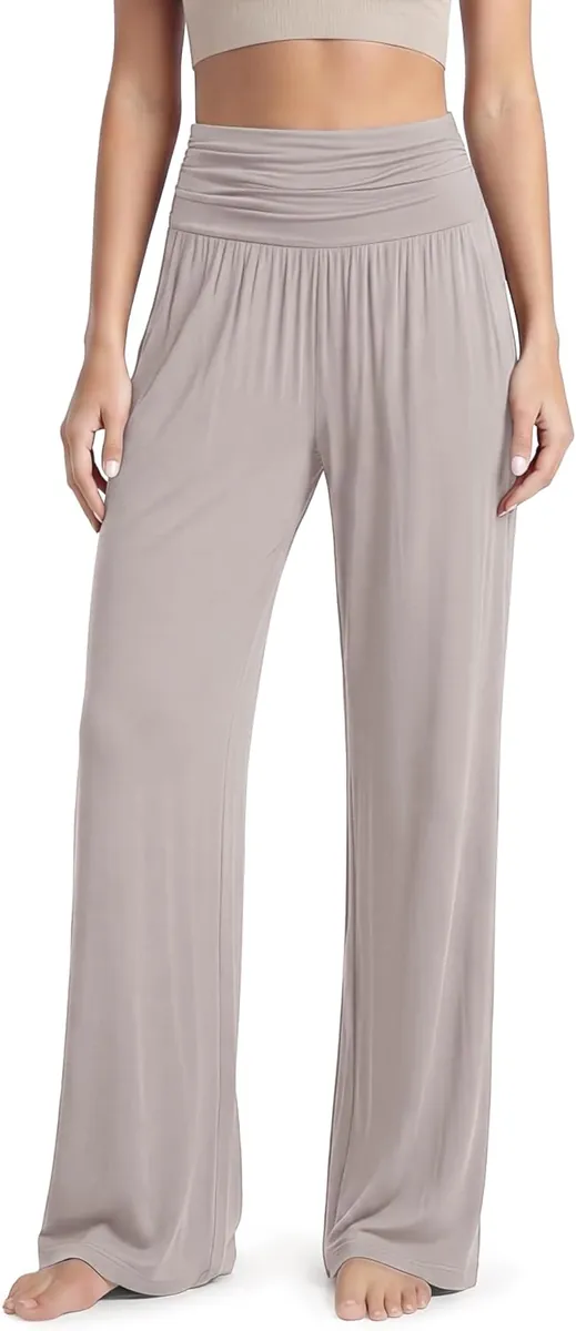 ODODOS Women’s Wide Leg Pants w/ Pockets