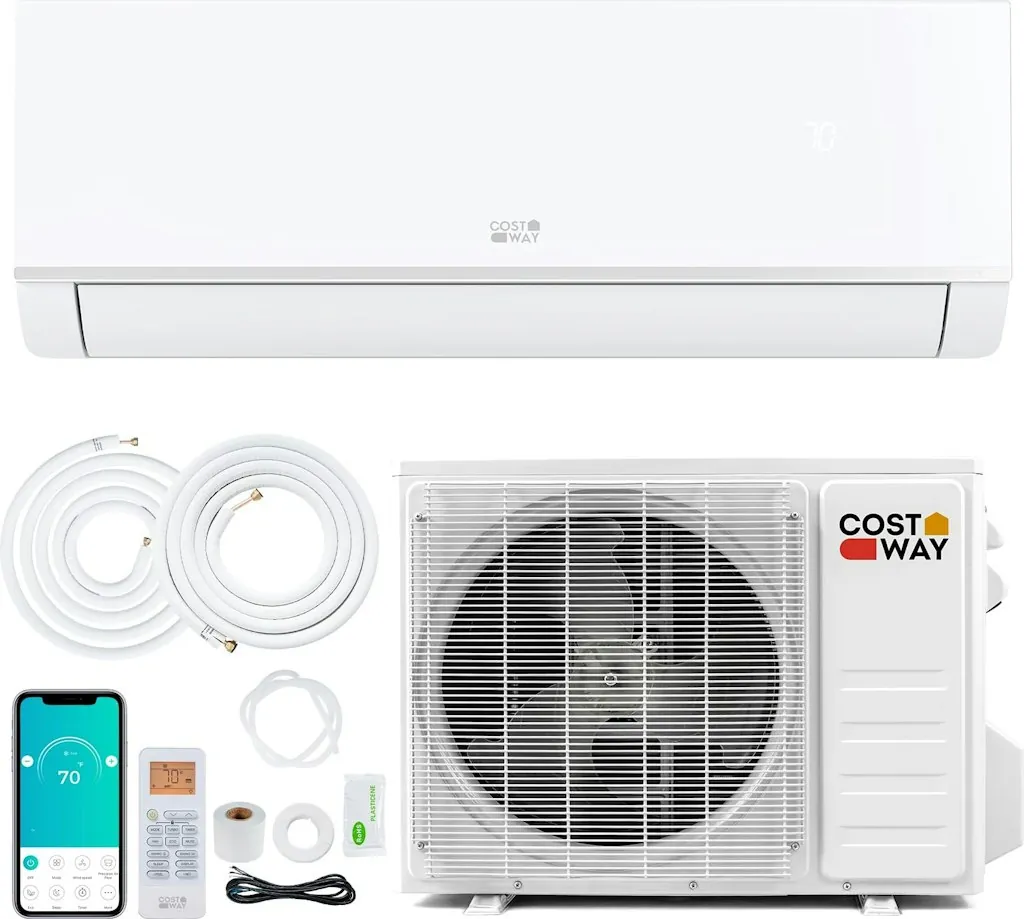 Costway 12000-BTU Mini Split Air Conditioner & Heater