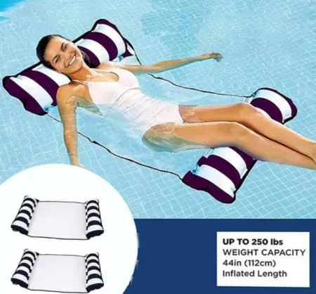 2-Pack BN-LINK 4-in-1 Inflatable Pool Floats