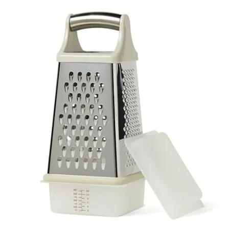 Amazon Basics 4-Sided Cheese Grater w/ Measuring Container