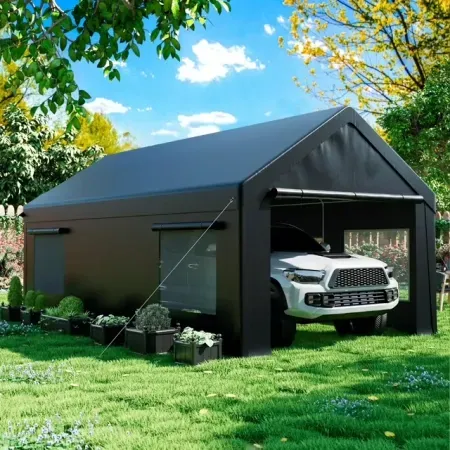 NETAJE 12' x 20' Heavy Duty Portable Outdoor Garage Carport