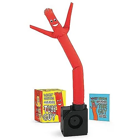 17" Wacky Waving Inflatable Tube Guy w/ Origins Mini-Book