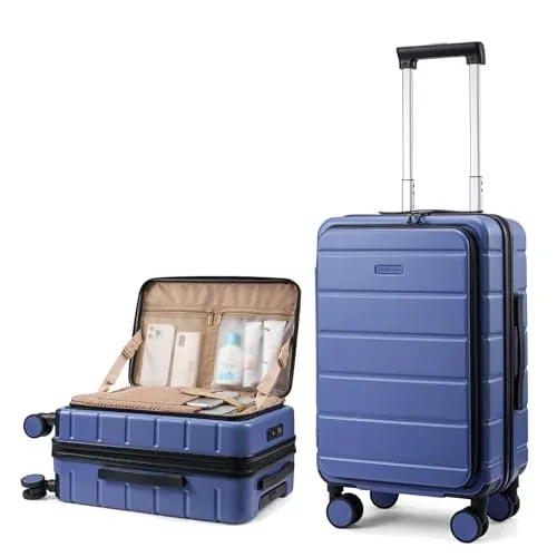 LOVEVOOK Airline Approved Spinner Carry On Luggage