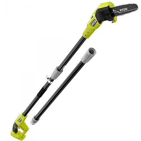 Factory Reconditioned: 8" Ryobi 18V ONE+ Pole Saw (Tool Only)