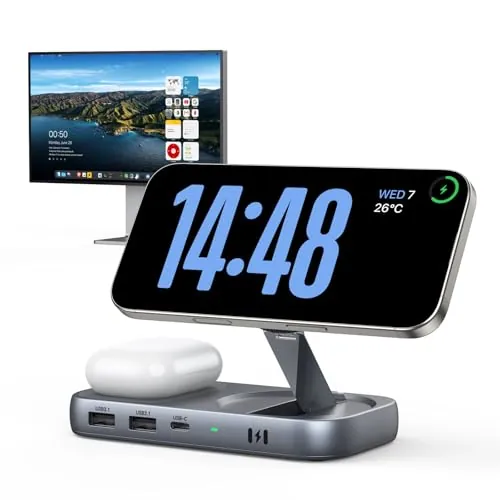 Selore USB-C Hub + Wireless Charging Dock