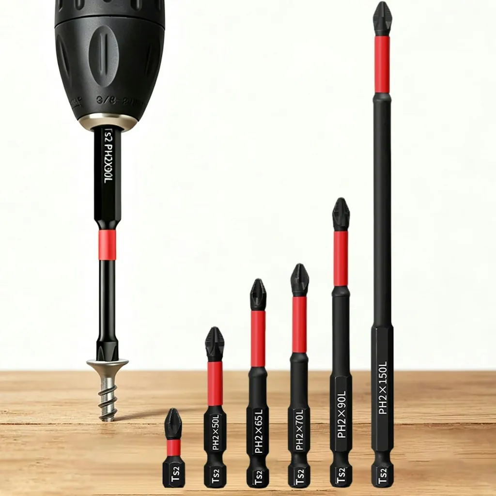 6-Piece Anti-Slip Drill Bit Set