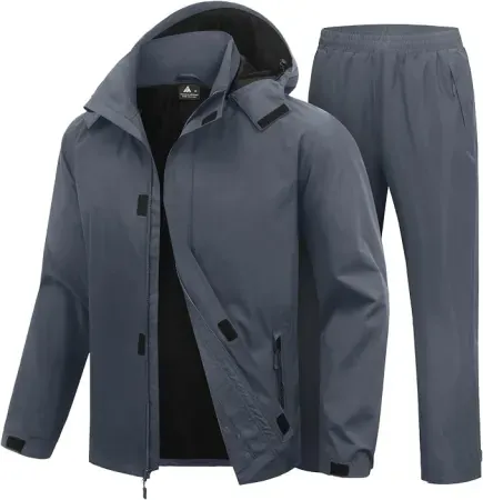 SwissWell Men's Waterproof Windbreaker Jacket & Pant