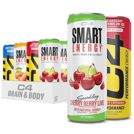 12-Pack 12oz Cellucor C4 Smart Energy Drink (Brain & Body Variety Pack)