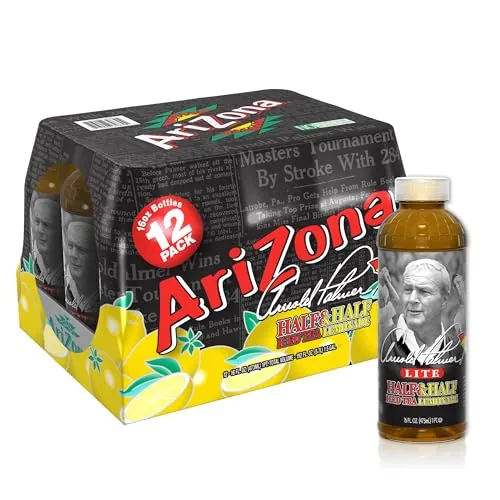 Arizona Arnold Palmer Half & Half Tea 16oz Bottle 12-Pack