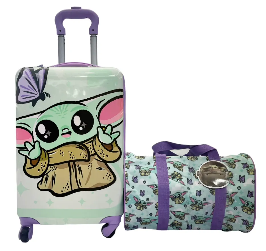 Lucas Star Wars Kids' Hardside Spinner Luggage w/ Duffel Set