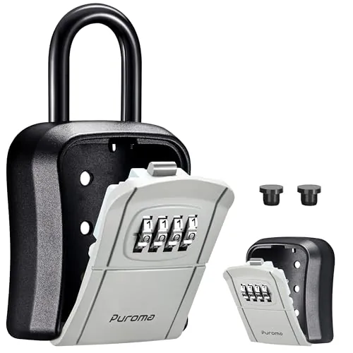 Puroma Combination Lock Box Wall-Mounted