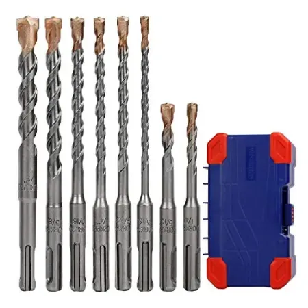 8-Piece WORKPRO SDS-Plus Drill Bit Set w/ Carbide Tip