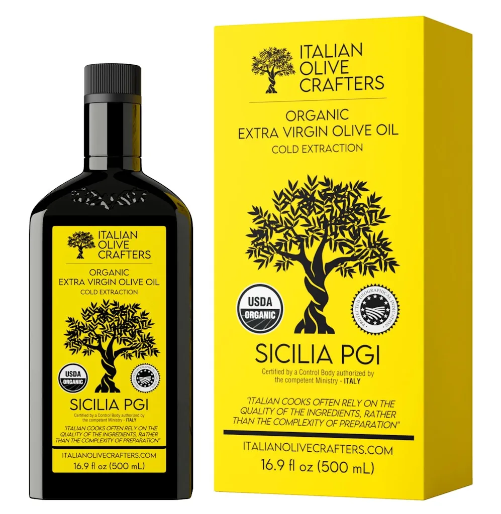 Italian Olive Crafters 16.9-oz. Organic Extra Virgin Olive Oil
