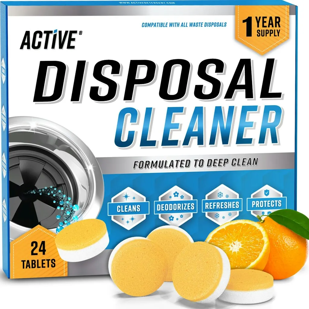 Active Garbage Disposal Cleaner Deodorizer Tablets 24-Pack