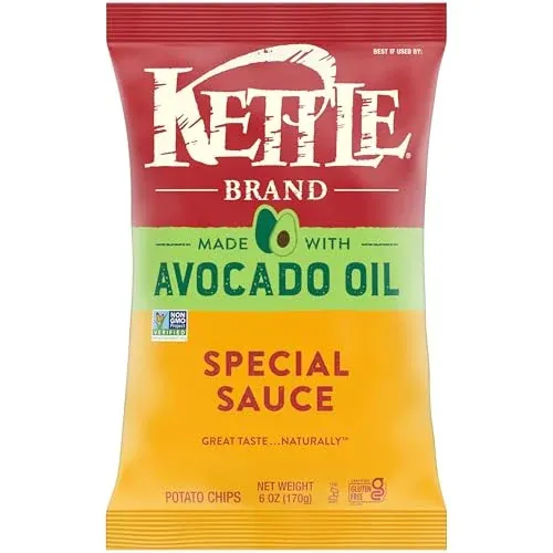 Kettle Brand Made w/ Avocado Oil Potato Chips 6-Oz (Special Sauce)
