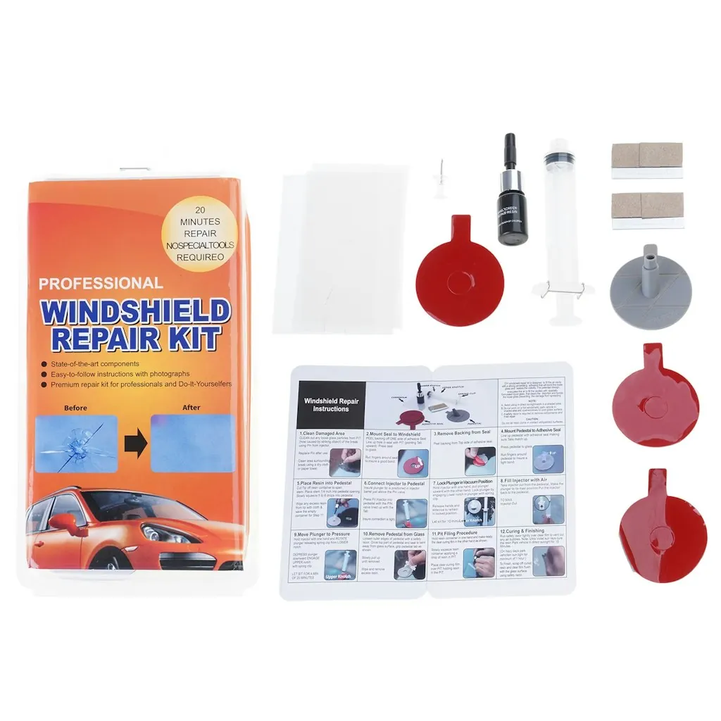 Car Windscreen Star-Shaped Glass Repair Kit