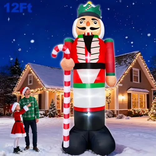 Christmas Inflatables Nutcracker 12 Ft by 5.9 Ft