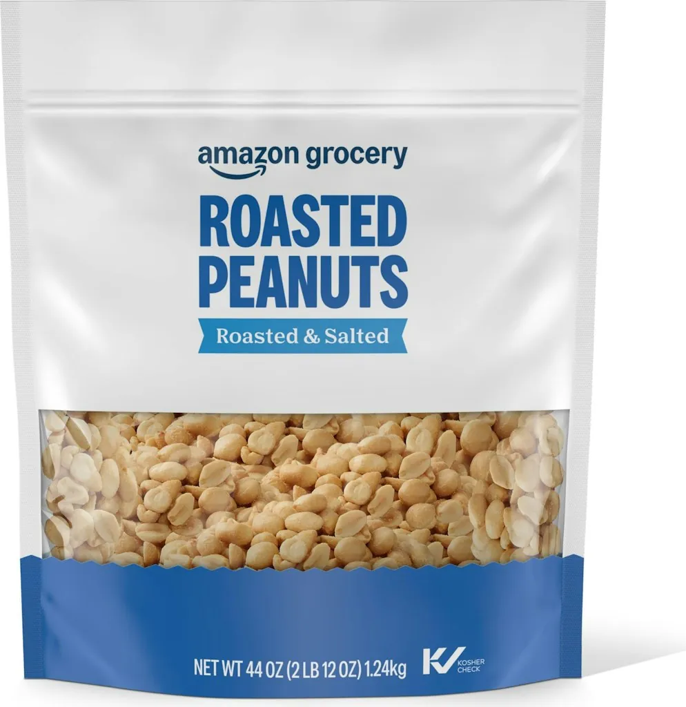 Amazon Grocery Roasted & Salted Peanuts 44-oz. Bag