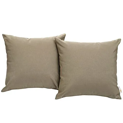 Modway Convene Outdoor Patio All-Weather Pillow - Set of 2