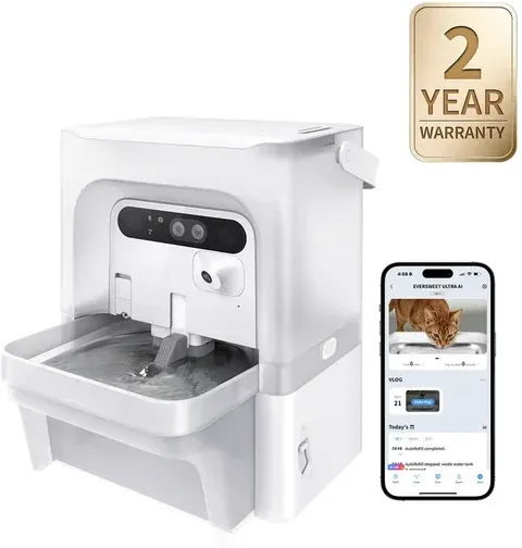 PETKIT EverSweet Ultra Pet Water Fountain with Camera and 5L Clean Water Tank
