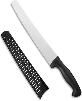 NULAS 10" Serrated Bread Knife w/ German Steel Blade