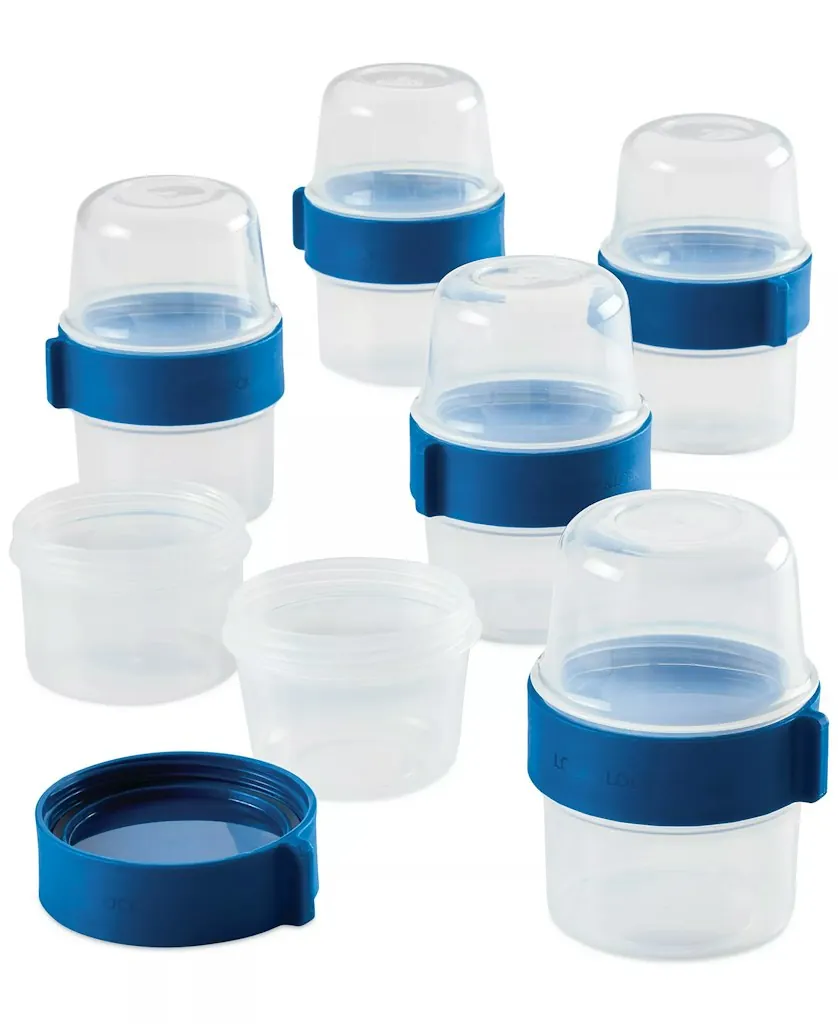 Lock n Lock Easy Essentials Twist Two-Way 12-Piece Food Storage Container Set