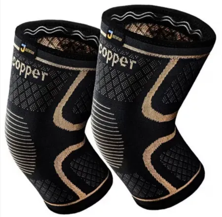 2-Piece JIUFENTIAN Arthritis Knee Brace Copper Knee Support Compression Sleeves