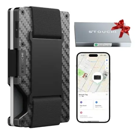 Stouchi RFID Blocking Trackable Men's Wallet