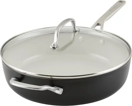 KitchenAid 5-Qt Hard Anodized Ceramic Nonstick Saute Pan w/ Lid
