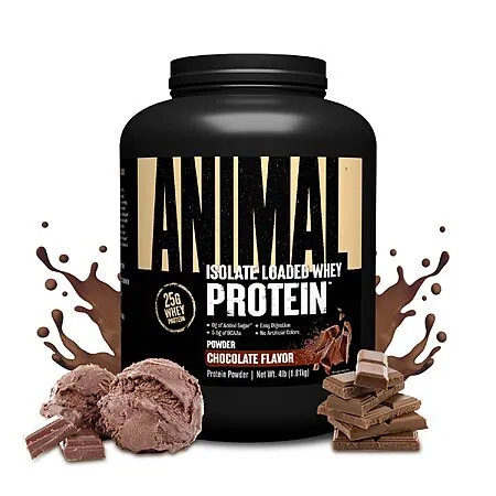4-Lb Animal Whey Isolate 25G Protein Powder (Chocolate)
