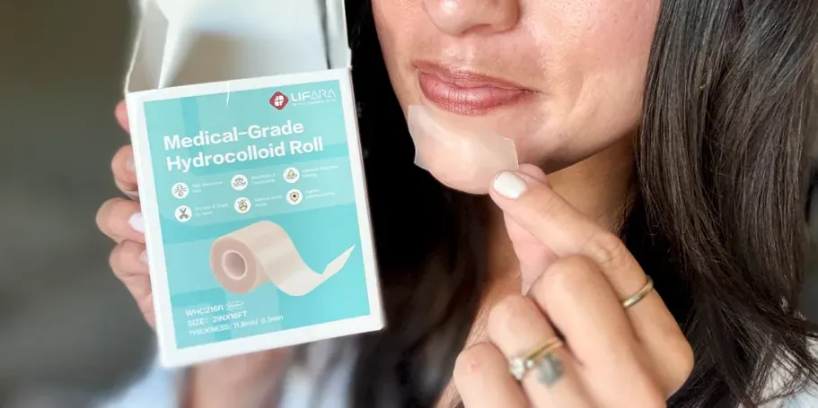 Medical-Grade Hydrocolloid Bandage 16-Foot Roll