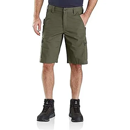 Carhartt Men's Relaxed 11" Ripstop Cargo Short (Basil)