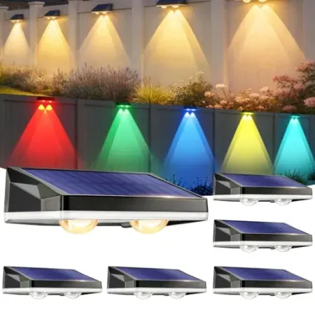 6-Pack Gachiwar Solar Fence Lights