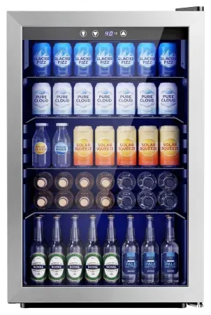 4.5 cu. ft. Simzlife 150 Can Beverage Refrigerator Cooler
