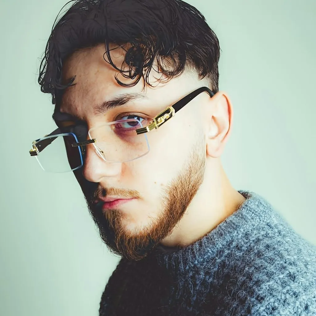 Men's Retro Frameless Glasses