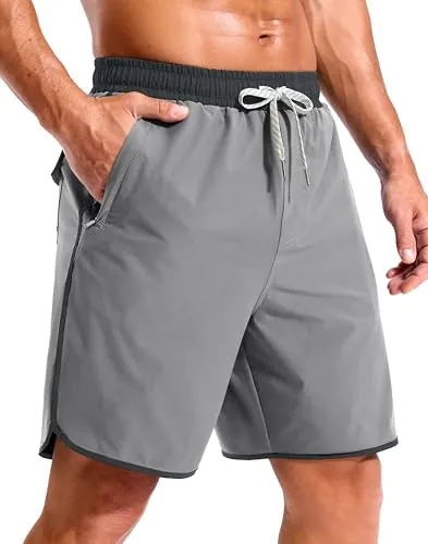 G Gradual Men's 7" Swim Trunks with Compression Liner
