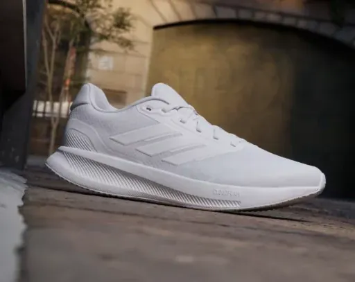 adidas Men's Runfalcon 5 Running Shoes (Cloud White)
