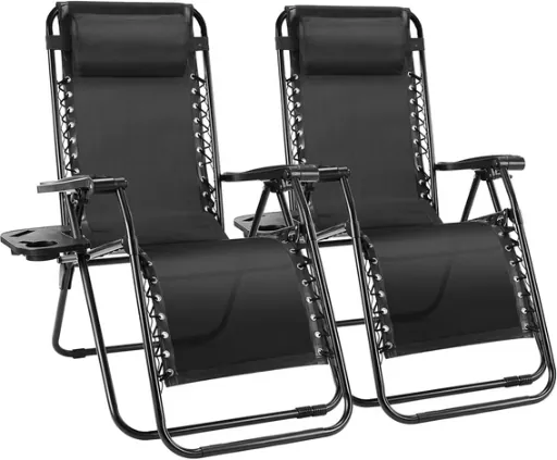 EDX Zero Gravity Outdoor Lounge Chair 2-Pack
