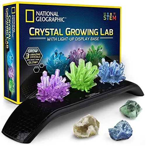 National Geographic Crystal Growing Kit with 3 Crystals