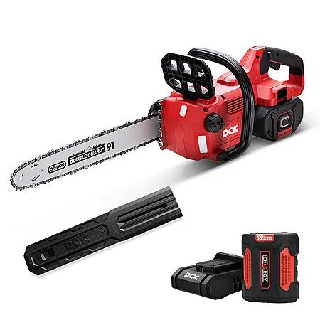16" DCK 58V Brushless Chainsaw Chain Saw w/ 4Ah Battery & Charger