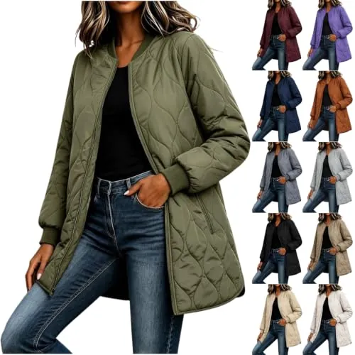 Quilted Lightweight Insulated Puffer Jackets