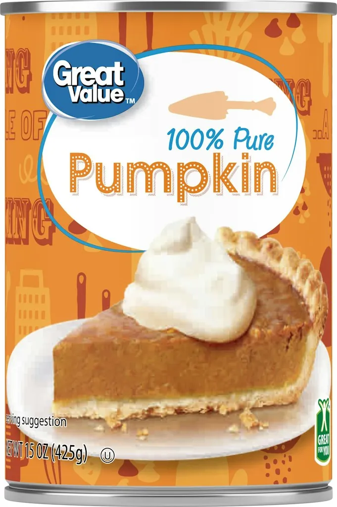 Great Value 100% Pure Pumpkin 15-oz. Can