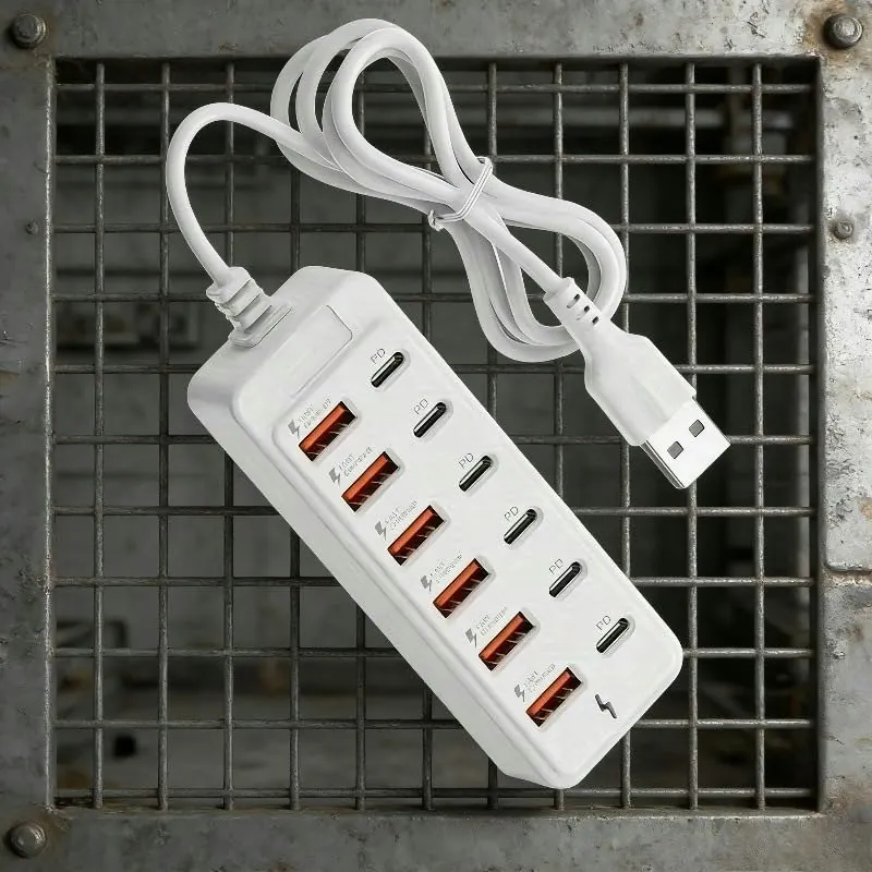12-Port USB Charging Station