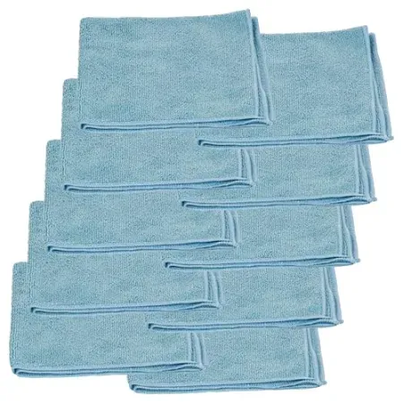 10-Pack UNGER Commercial 16" x 16" Microfiber Cleaning Cloth