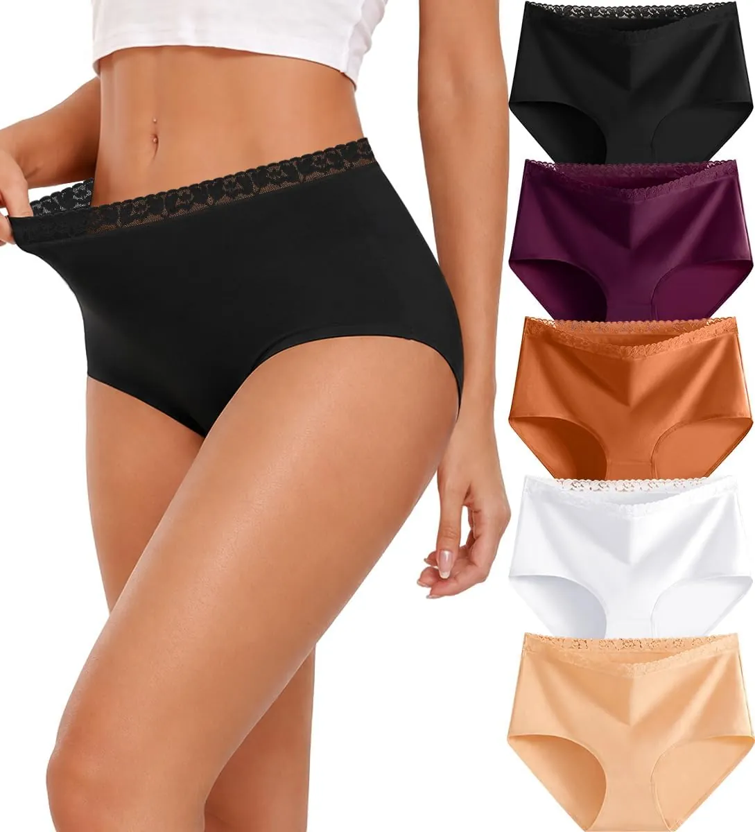 Women’s Cotton Brief Underwear 5-Pack