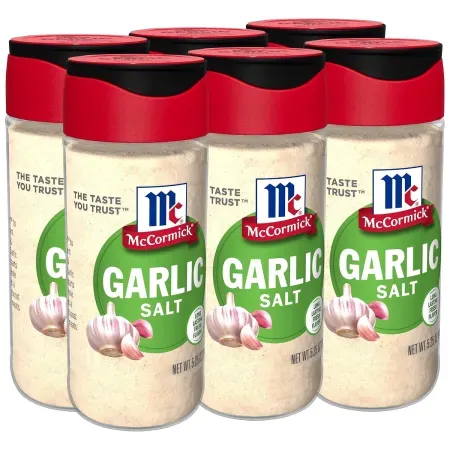 6-Pack 5.25oz McCormick Garlic Salt